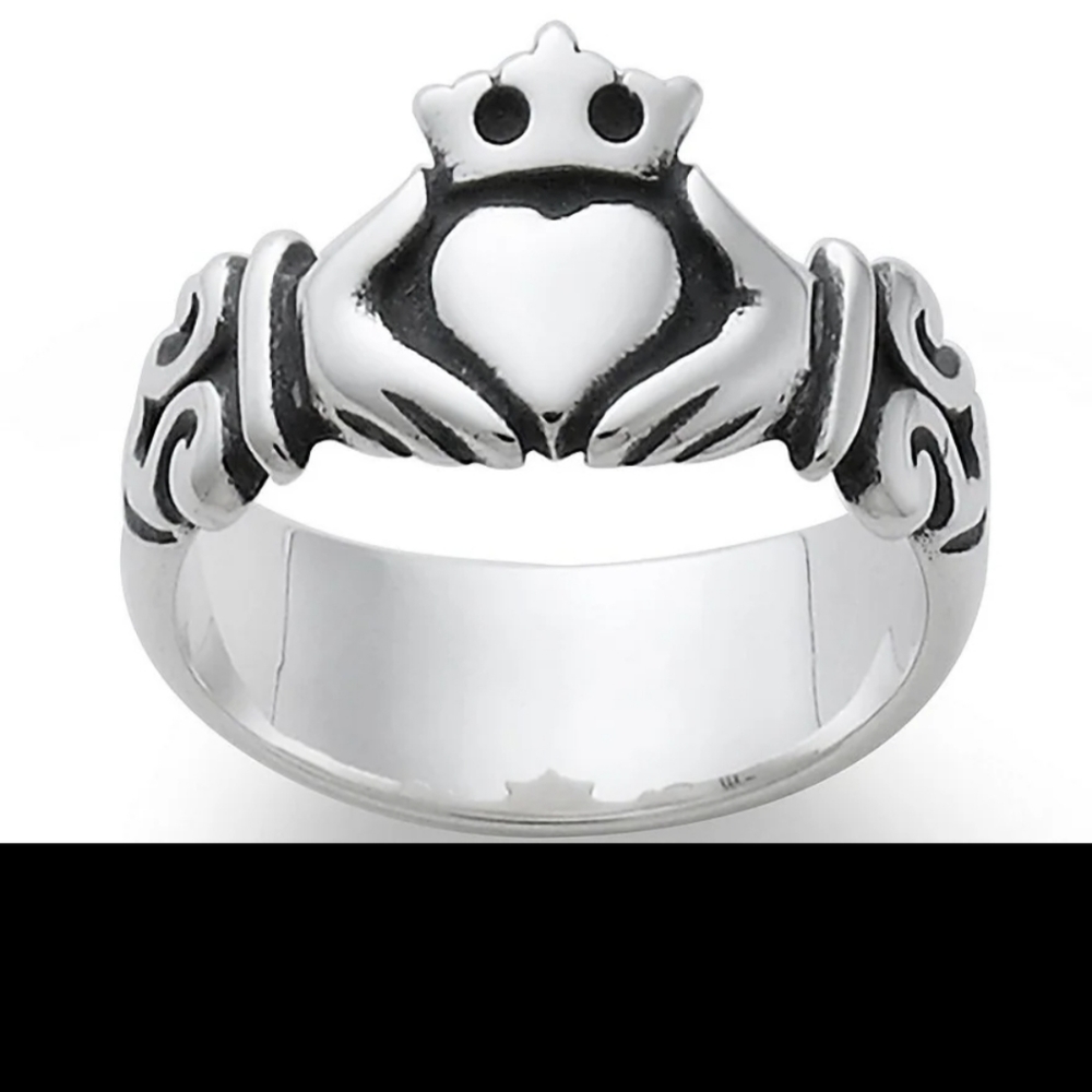 JAMES AVERY | 925 Sterling Silver - Claddagh Heart Crown Ring